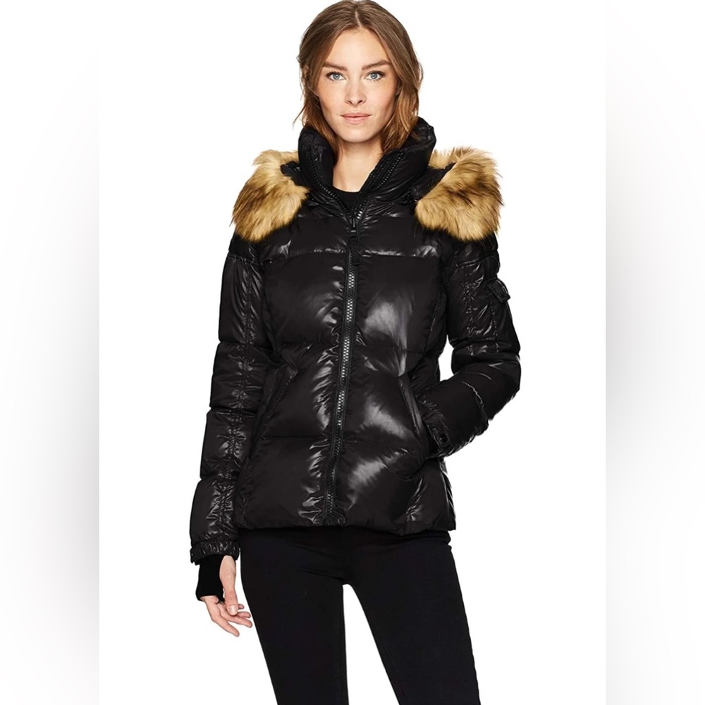 S13 SAM. NYC fur hood jacket small